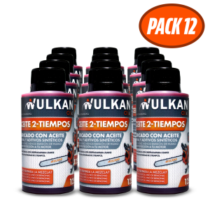 Aceite 2 tiempos WULKAN 125cc Pack de 12