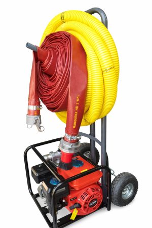 EQUIPO CONTRA INCEDIOS CON MOTOBOMBA 2X2 ALTA PRESIÓN